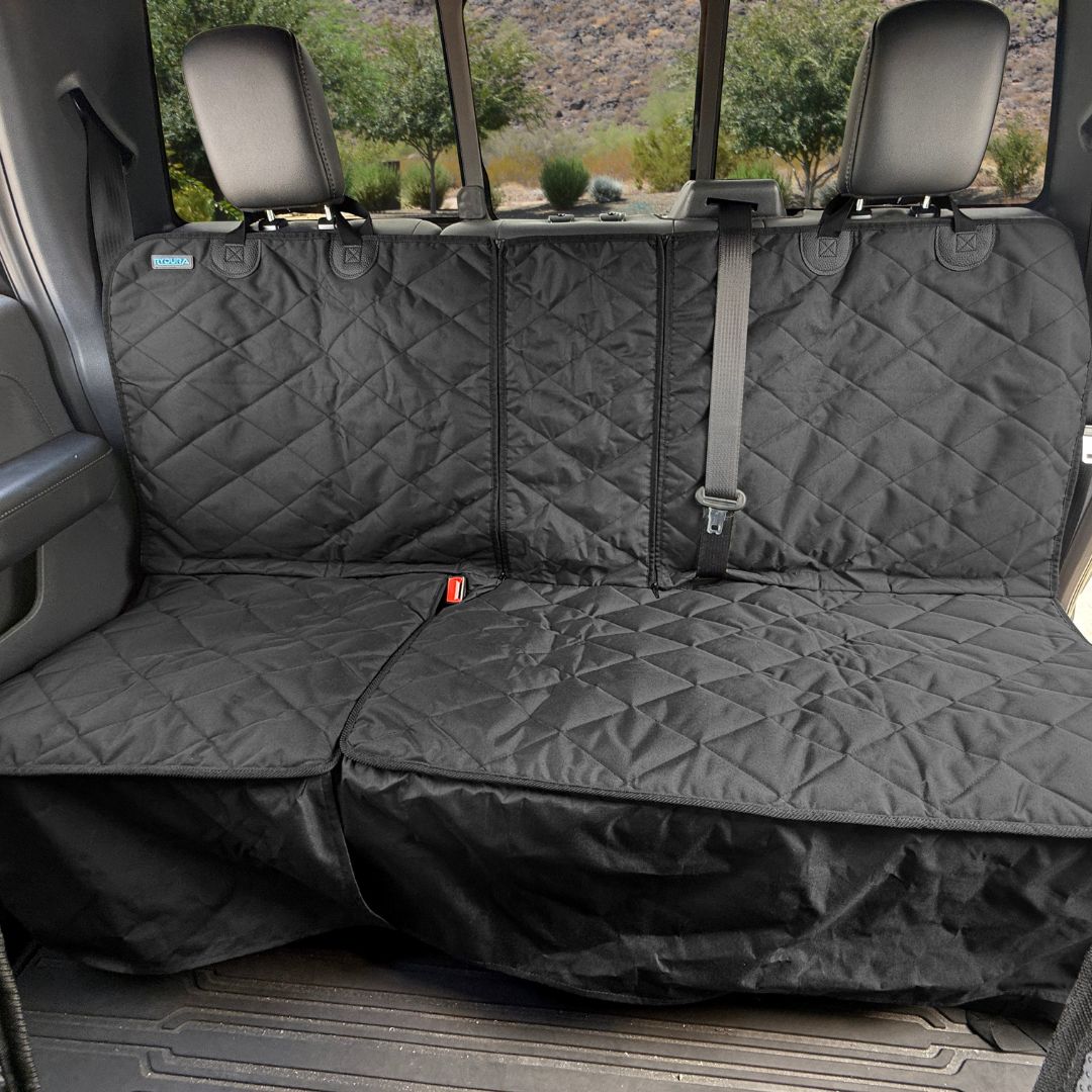 Crew Cab Truck Seat Cover for Fold Up Seats Fitted Bottom (no Hammock)