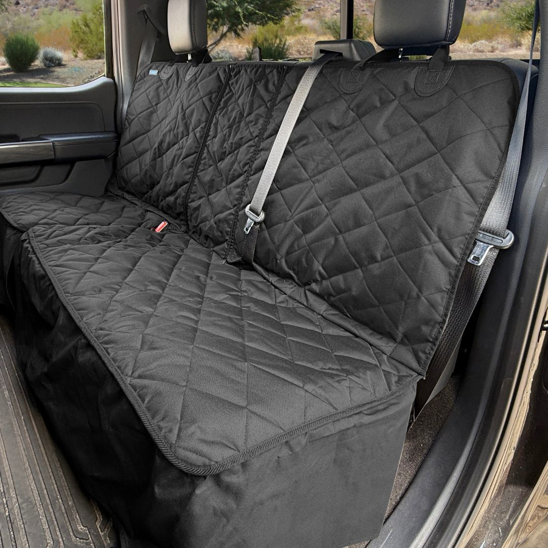 Crew Cab Truck Seat Cover for Fold Up Seats Fitted Bottom (no Hammock)