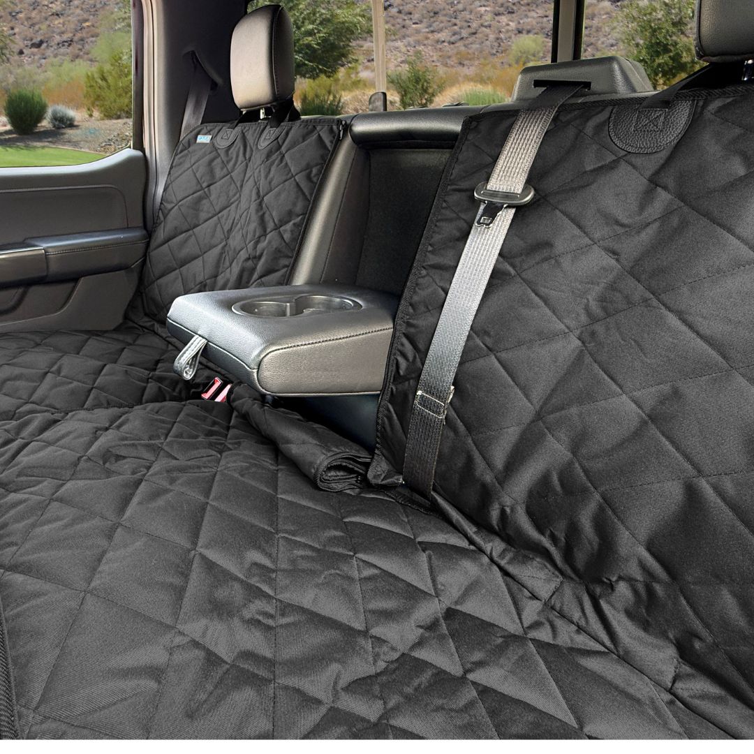 Crew Cab Truck Seat Cover for Fold Up Seats Fitted Bottom (no Hammock)