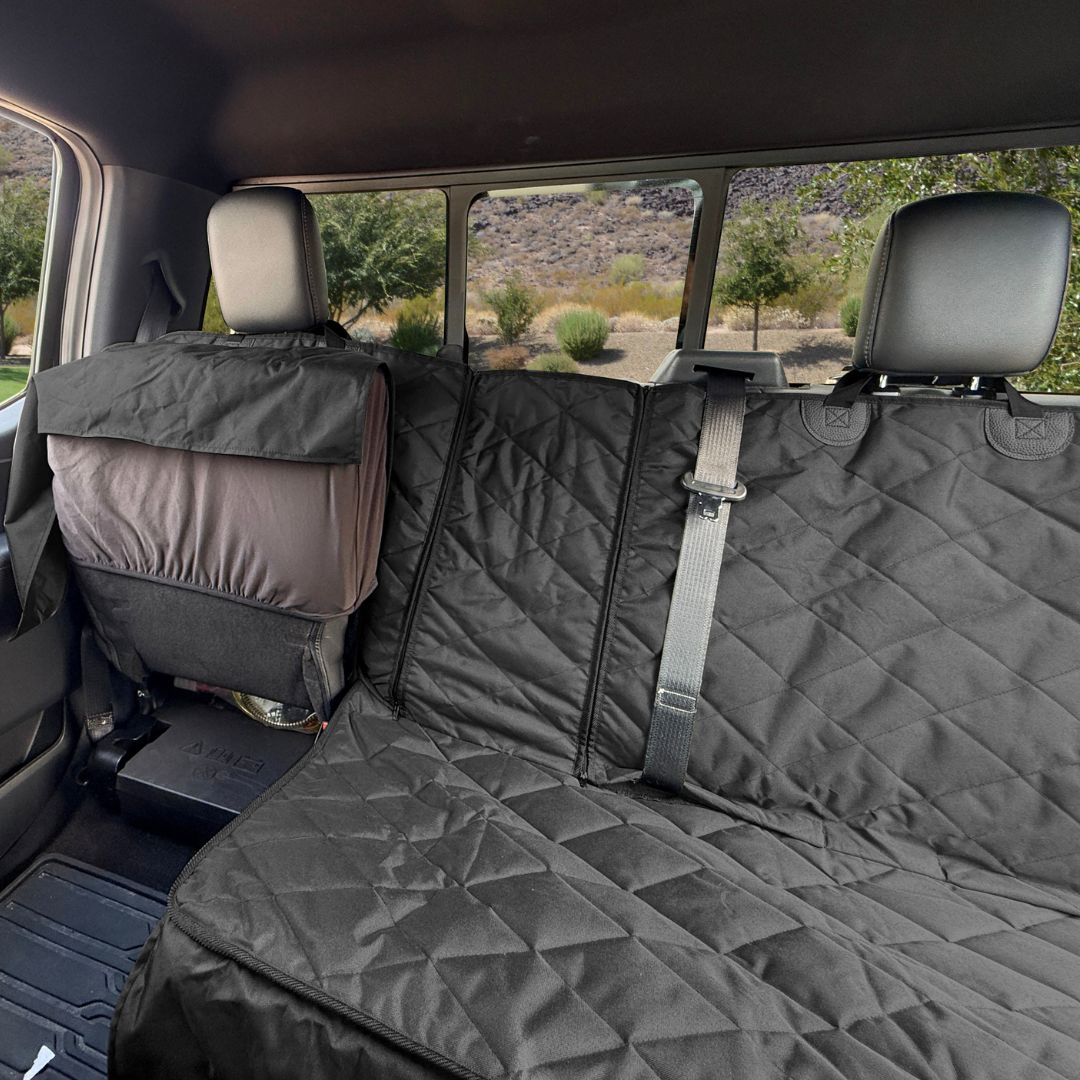 Crew Cab Truck Seat Cover for Fold Up Seats Fitted Bottom (no Hammock)