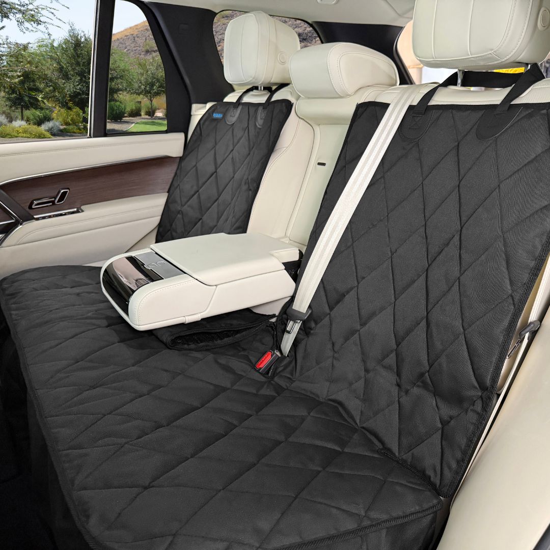 Rear Seat Cover for Fold Down Seats with Fitted Bottom