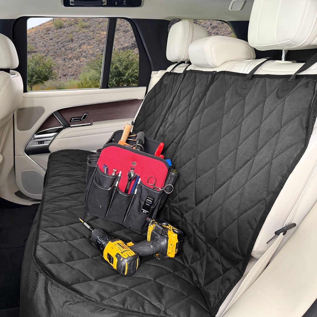 Rear Seat Cover for Fold Down Seats with Fitted Bottom